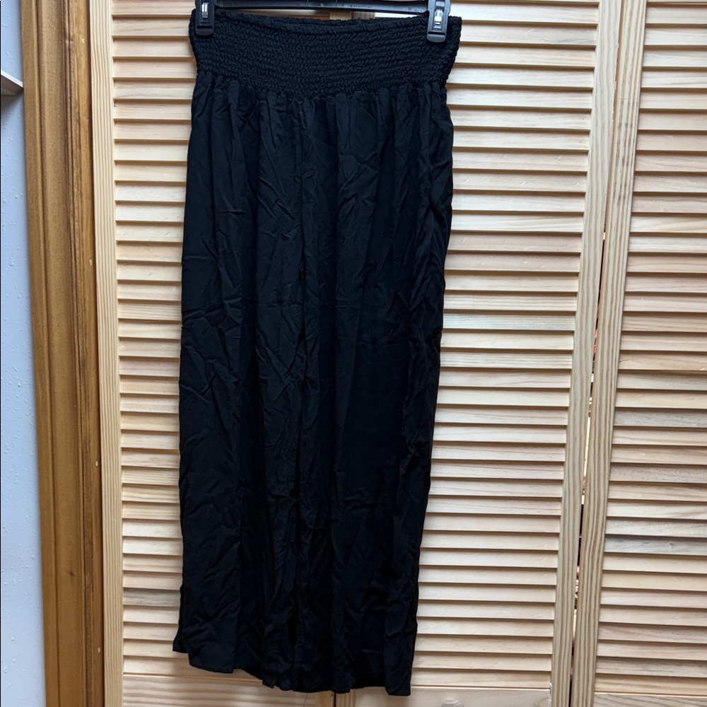 Elegant Black Wide Leg Pants